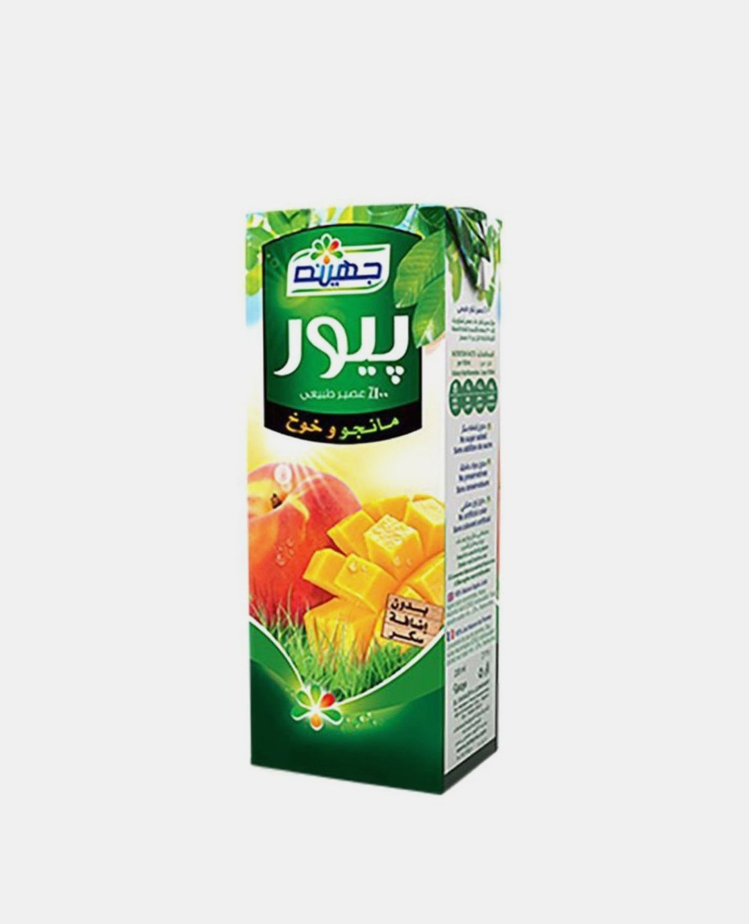 عصير جهينه بيور ميكس مانجو وخوخ 1 لتر