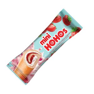 هوهوز كيك ملفوف غير مغطي بالفراولة