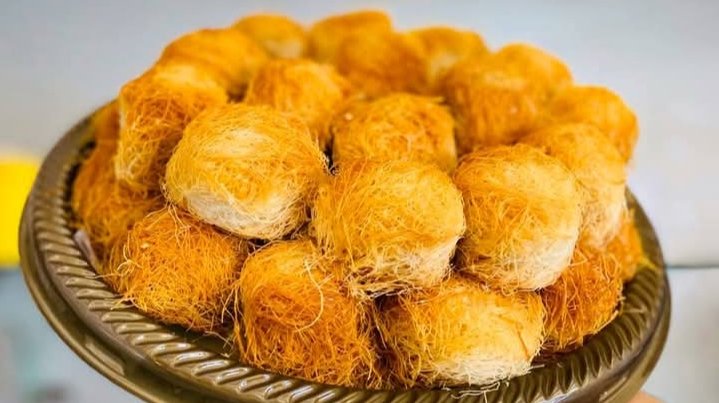 كنافه فنجال بالسمنه البلدى بإضافة مكسرات 500جرام