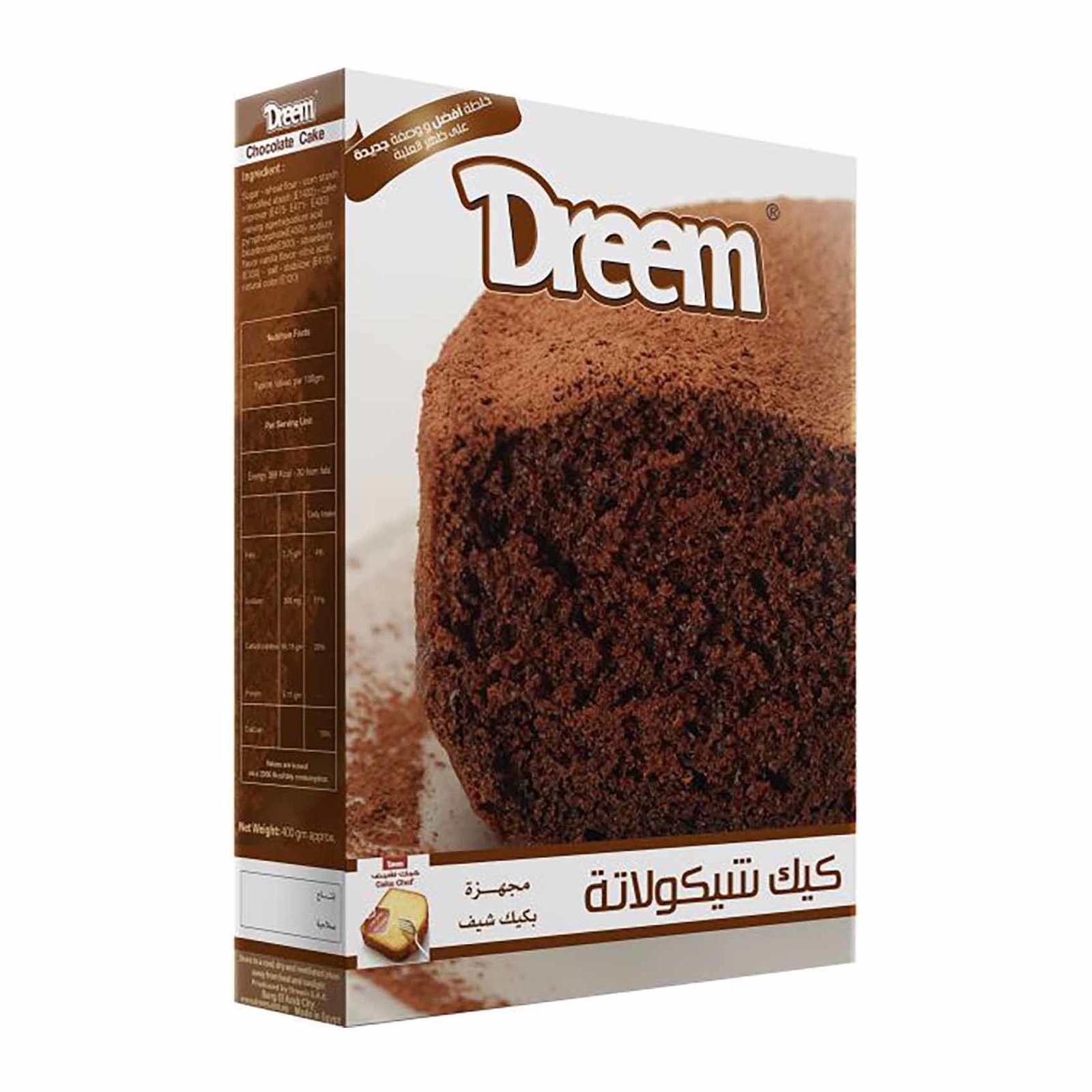 دريم كيك اسفنجى شوكولاته400 جم
