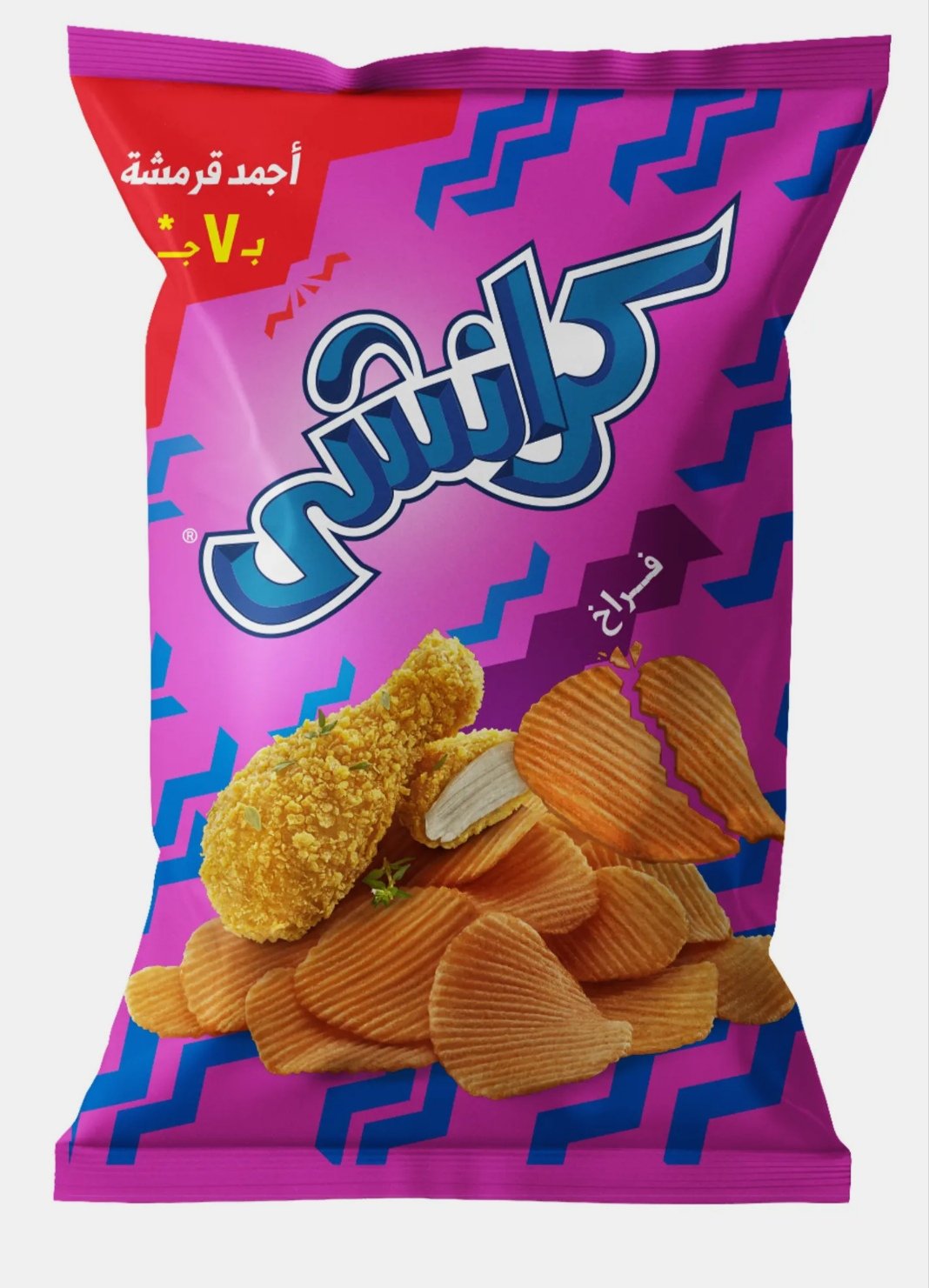 كرانشي رقايق بطاطس فراخ 38 جم