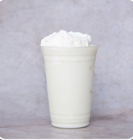 رضعة الحوت،مكون من،فانليا ،سوبيا،ايس كريم كنتالوب فريش جوس تايم