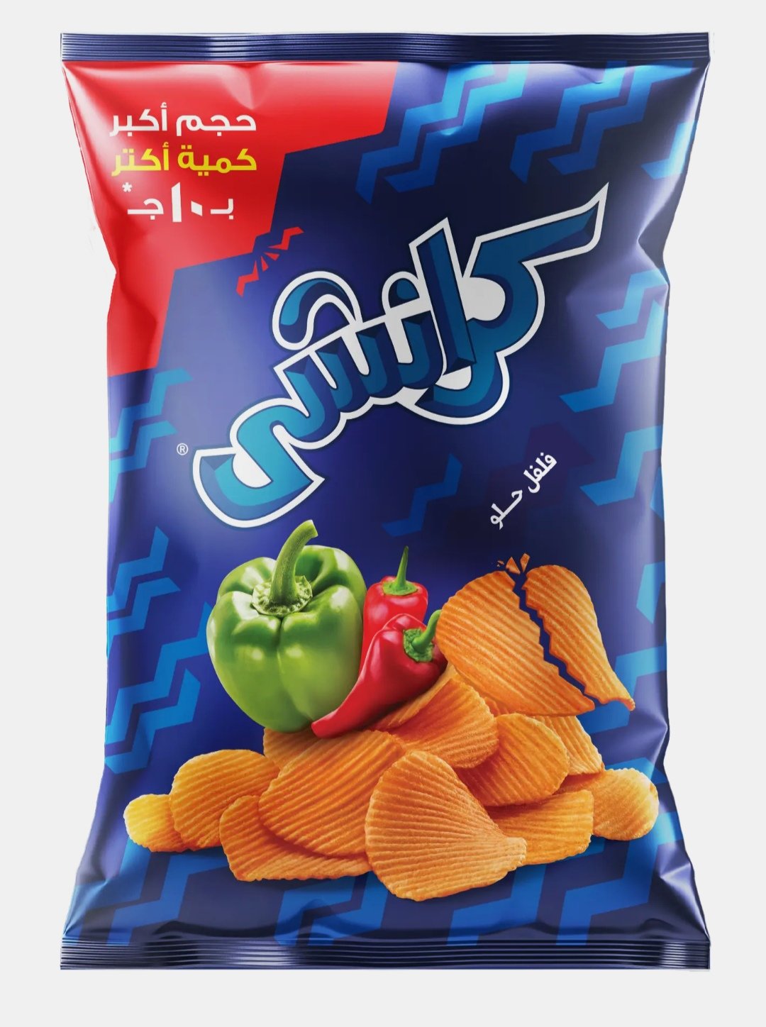 كرانشي رقائق بطاطس بالفلفل الحلو 72 جم