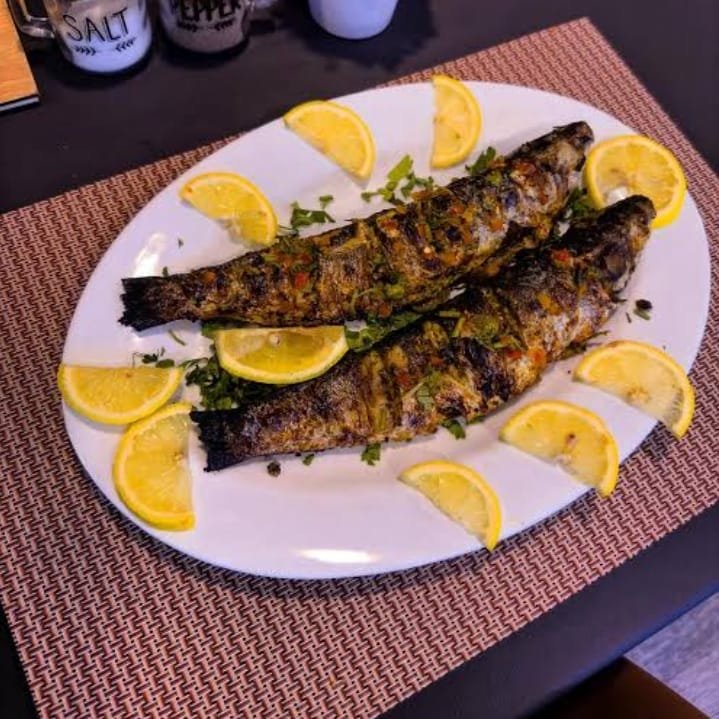 سمك بوري مشوي 1 كيلو