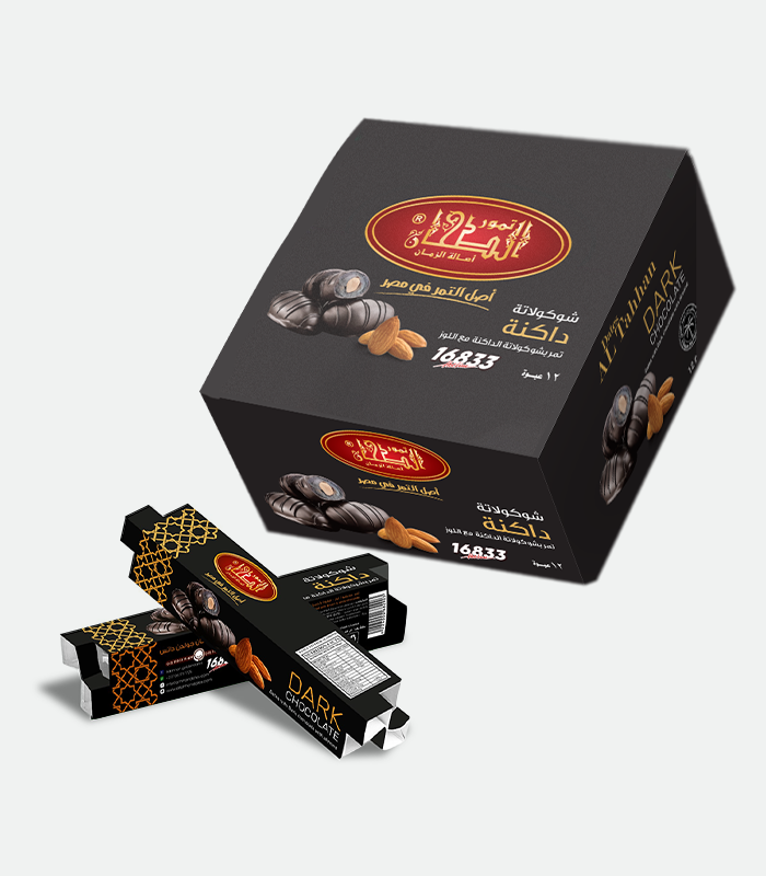 الطحان تمرباللوز وشيكولاته دارك 3 قطع