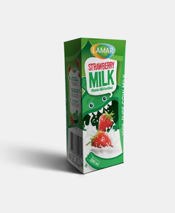 لمار حليب بطعم الفراولة 200 مل