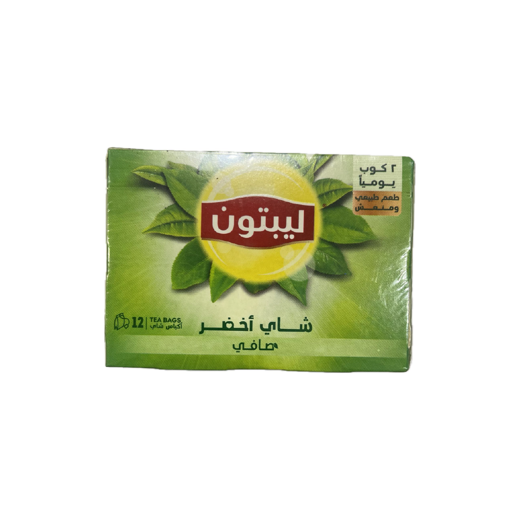 شاي اخضر ليبتون12فتله