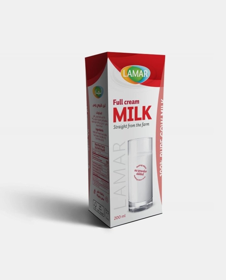 لمار حليب كامل الدسم 200 مل