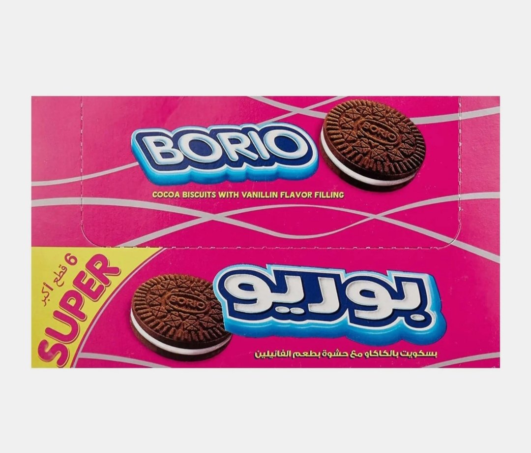 بوريو بسكويت بالكاكاو بحشوه كريمة الفانيليا 36 جم