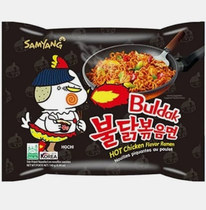 ساميانج بوالدك رامين نودلز سريعه التحضير بنكهه الدجاج الحار 140 جم