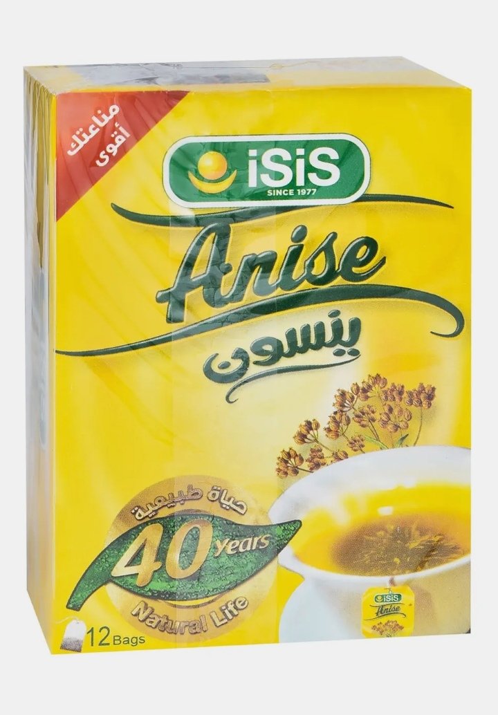 ايزيس اعشاب ينسون طبيعية 12 ظرف