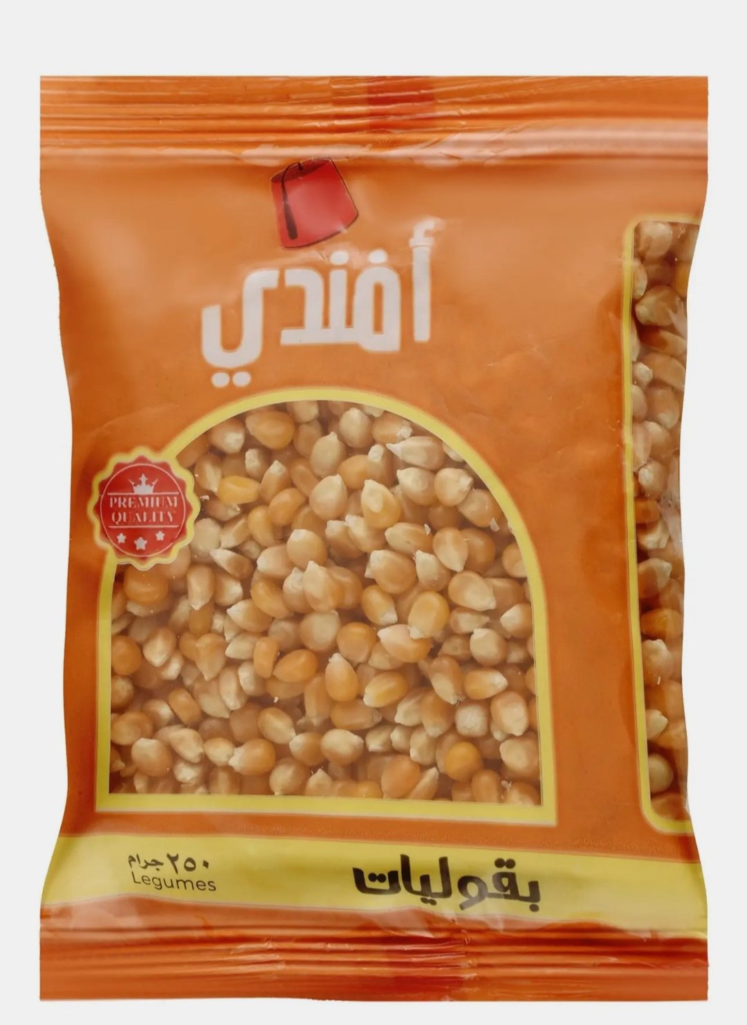 afandi popcorn kernels 250 g