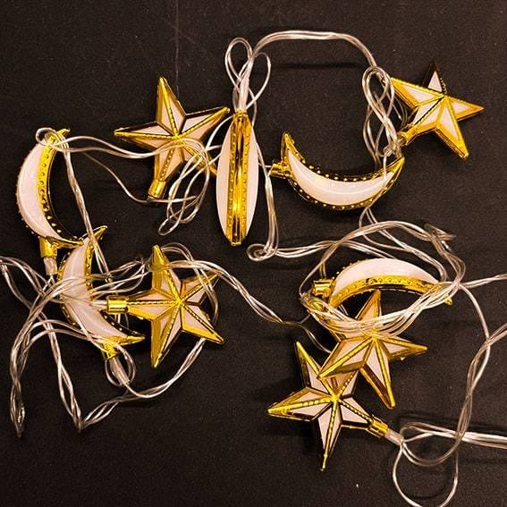 زينه رمضان هلال ونجوم