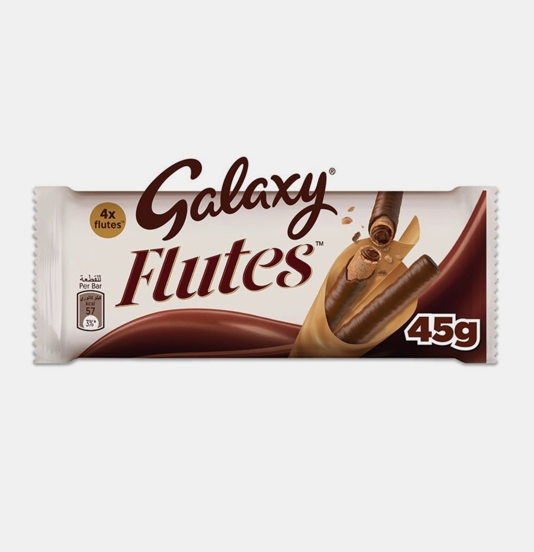 جالاكسي فلوتس شوكولاته 4 اصابع 45 جم
