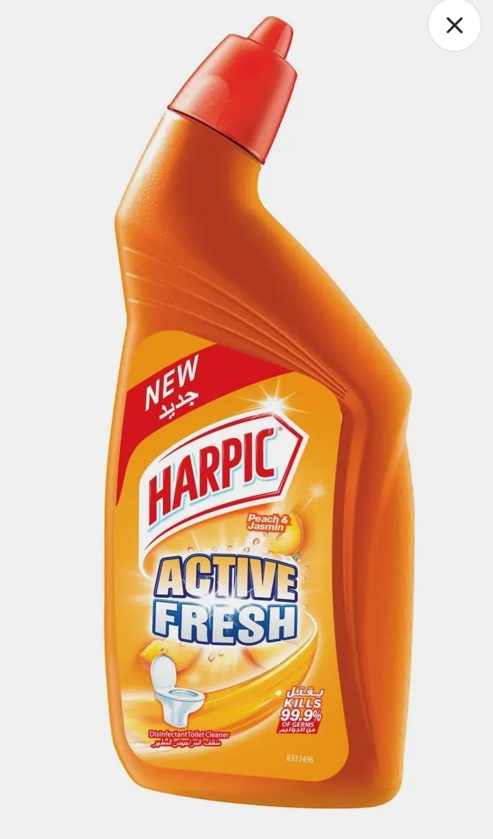 هاربيك منظف تواليت باور بلس فريش برائحه الخوخ والياسمين  450 مل