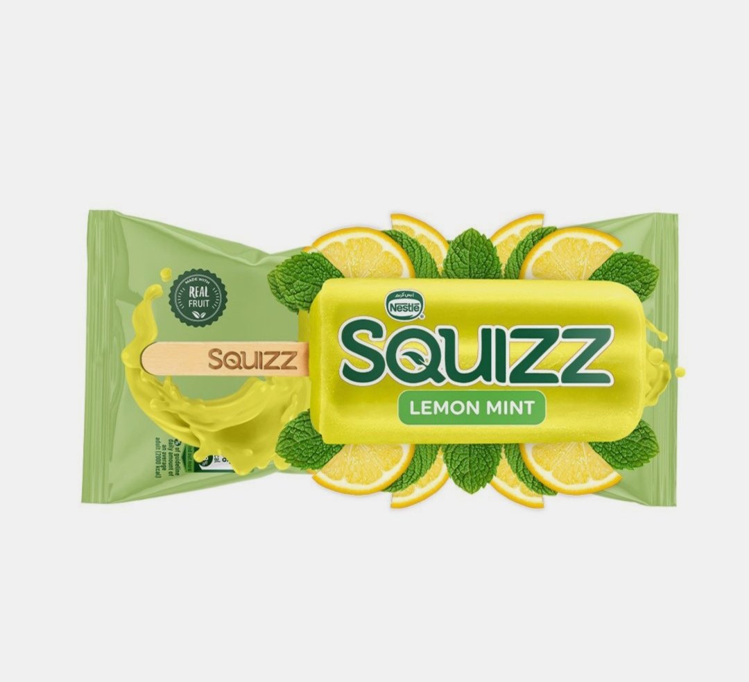 ايس كريم سكويز بنكهه الليمون والنعناع 60 مل