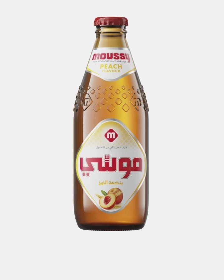 موسي مشروب شعير خالي من الكحول بنكهه الخوخ 275 مل