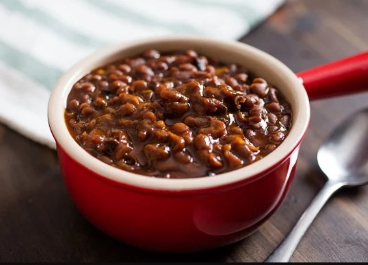 طبق فول كبير للتحضير