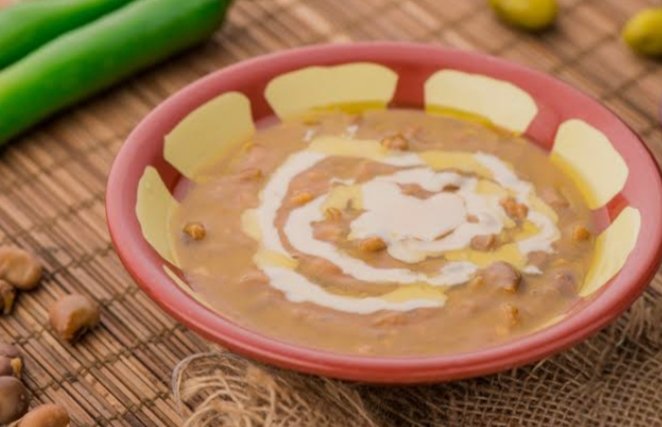 طبق فول محوج صغير