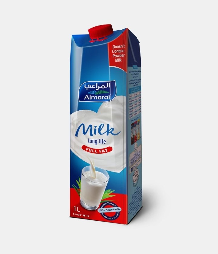 المراعي لبن كامل الدسم 1 لتر