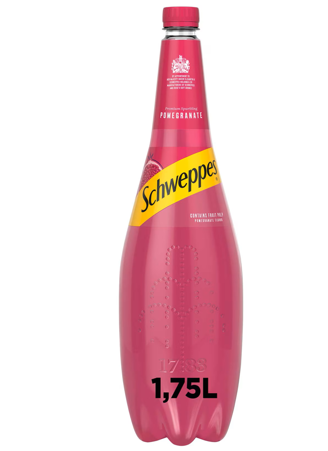 شوبيس مشروب فوار بنكهه الرمان في عبوة بلاستيكية 1.75 لتر