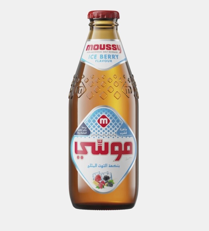 موسي مشروب شعير خالي من الكحول بنكهه التوت المثلج 275 مل